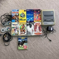 スーパーファミコン本体とソフトおまけ付