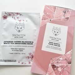 新品未使用　公式 SNOW FOX　スノーフォックス　ローズクォ...