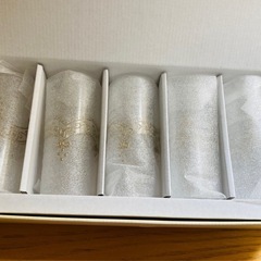 金線デザインのタンブラー5個　箱入未開封の画像