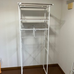 ランドリーラック　洗濯機上収納