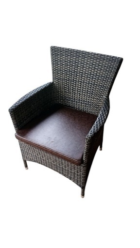 ガーデンファニチャー チェア シンセティックラタン　カフェ アジアン家具 テラス BBQ　ウッドデッキ 屋外用 椅子 防水　超軽量 リゾートホテル レストラン カフェ 全天候型家具 ma116