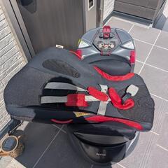 Apricaチャイルドシート360°回転フラット機能付きの画像