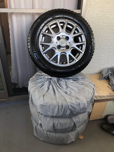 【美品・激安】アルミホイールタイヤ付き４本セット