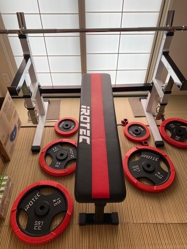 【20％値下げ】IROTEC（アイロテック）80kgトレーニングセット