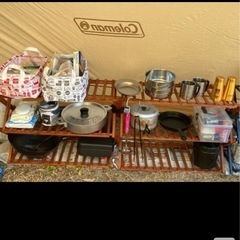 🉐お値下げ🏕️キャンプ道具スッキリ棚🏕️