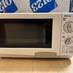 電子レンジ（シンプル操作、2008年製）