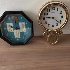 時計(CITIZEN)、時計(8角形)2つ1組の画像