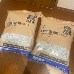 紙の猫砂　2袋　カインズ