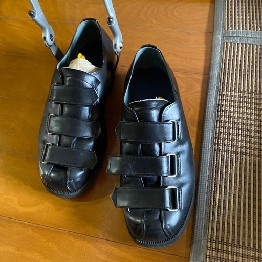 右義足革靴リハビリシューズ