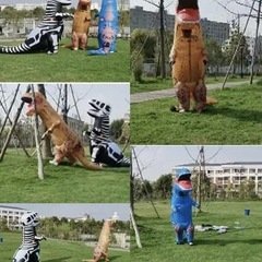 恐竜着ぐるみ　ティラノサウルス　コスチューム☆の画像