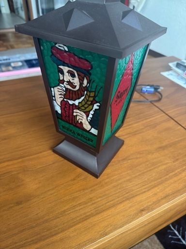 非売品  レトロNIKKA ニッカウィスキー ステンドグラスライト