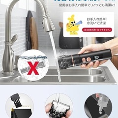 バリカン メンズ 子供 ヘアカッター 電動 LEDディスプレイ 4種のガイドコーム 充電式 水洗い可 軽量 コードレスの画像