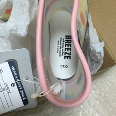 新品　17cm BREEZE ブリーズ　花柄　長靴の画像