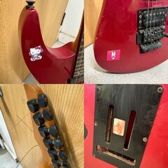 【❗️✨レトロギター✨❗️】YAMAHA エレキギター RGX-612J・キティステッカー付・ジャンク扱い🎸の画像