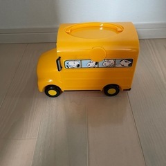 スヌーピ　おもちゃ入れの画像