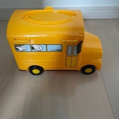 スヌーピ　おもちゃ入れの画像