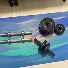 ファイティングロード　ダンベル　30kg +腹筋ローラー