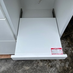 🉐レンジ台　レンジボード　キッチン収納　食器棚　白　ホワイト【横104.5奥415高84.6】の画像