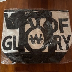 AAA　WAY OF GLORYロゴのトートバッグ、シンプルでス...