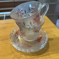 最終値下げガラスコップセットの画像