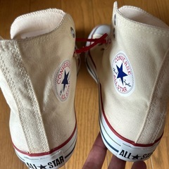 CONVERSE（コンバース）オールスター （26cm） アイボリーハイカットの画像