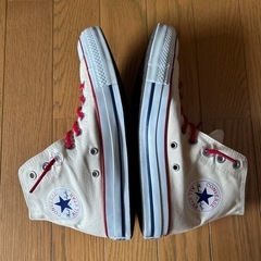 CONVERSE（コンバース）オールスター （26cm） アイボリーハイカットの画像