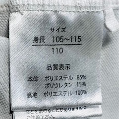 水着＋ラッシュガード　110cm の画像