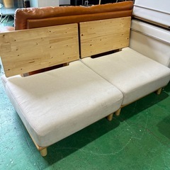 🛋️ソファ　2人〜3人掛け　離してもお使い頂けます。　【（1個の...