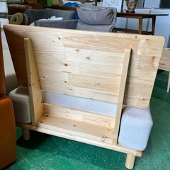 🛋️【ENA/イーナ】2台セット価格‼️ブランド家具　ソファ　2人〜3人掛け　離してもお使い頂けます。　【（1個のサイズ）横81奥79座面高さ34】【別倉庫保管】の画像