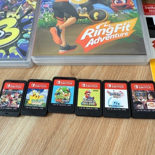 ニンテンドーSwitch本体&ソフト8本⭐︎中古⭐︎写真のもののみ
