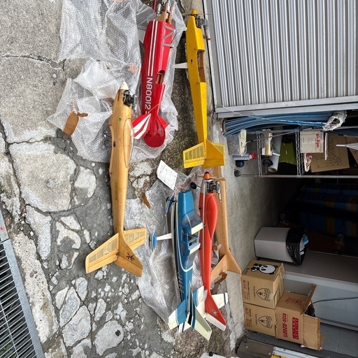 ＯＫ模型  機体　エンジン　飛行機　6台　引き取りのみ