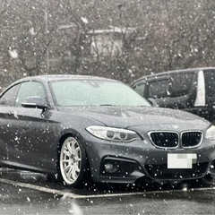 BMW F22 車高調、ワンオフマフラー付！