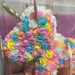 ユニコーンお花オブジェの画像