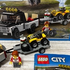 ☆廃盤品☆LEGO シティ 60148 四輪バギーとトレーラー❁¨̮の画像