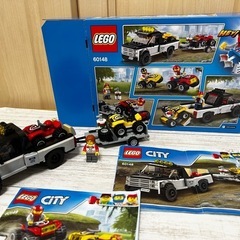 ☆廃盤品☆LEGO シティ 60148 四輪バギーとトレーラー❁¨̮の画像