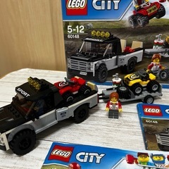 ☆廃盤品☆LEGO シティ 60148 四輪バギーとトレーラー❁¨̮の画像