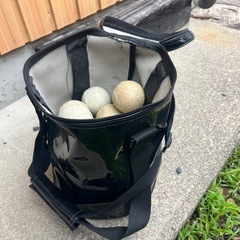 軟式ボールとバックの画像