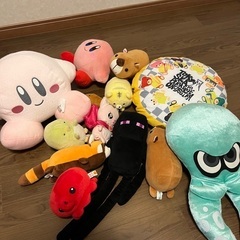 ぬいぐるみ　カービー　スプラ　などの画像