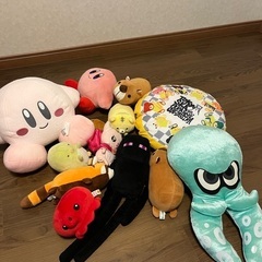 ぬいぐるみ　カービー　スプラ　などの画像