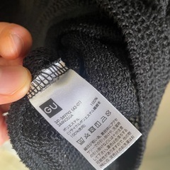 メッシュトップス 半袖 ブラック　GU　XLサイズの画像