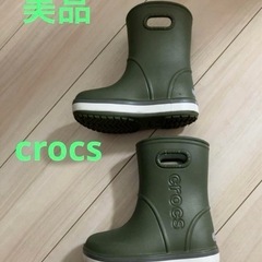 美品　クロックス　crocs 長靴　サイズ15cm 雨靴　レインブーツ