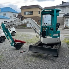 ユンボ　フォーク付き　pc12uu 