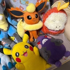ポケモンぬいぐるみ9点[美品] の画像