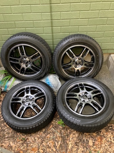 【再値下げ】BS　VRX冬タイヤ➕アルミホイール　4本セット