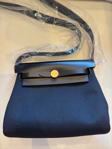 ✨新品未使用✨HERMES エールバッグ ジップ20 ミニ 黒 ゴールド金具【W刻印】