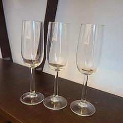 【美品】シャンパングラス 3脚