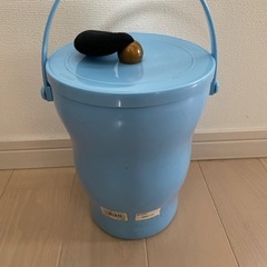 ジーニー お菓子入れ バケツ ディズニーランド 小物入れ 蓋付きの画像