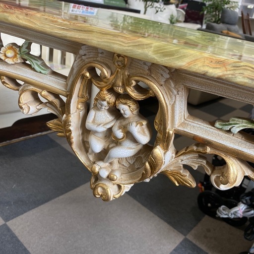 ?特価品?コンソールテーブル オシャレ ロココ調 No.2262 