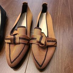 【新品未使用】サイズ37  23-23.5センチ フラットシューズの画像