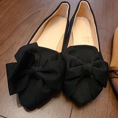 【新品未使用】サイズ37  23-23.5センチ フラットシューズの画像